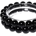 Natural Black Agate Round Beads 6mm 60Pcs for DIY Jewelry Making