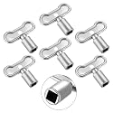 6PACK 5/16 Sillcock Water Key Compatible with Danco 80132, Silver, Classic
