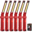6Pack Magnetic Rechargeable LED Work Light/Flashlight for Mechanics