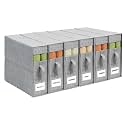 Sheet Organizers and Storage for Linen Closet, 6Pack Grey