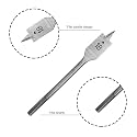 6pc Hex Shank Paddle Flat Wood Boring Drill Bit Set For power tools Spade Drill Bit Wood Flat Drill Sets (10 mm, 12mm, 16mm, 18mm, 20mm, 25mm)