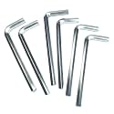 6pcs 5/16 Allen Wrench sets,5/16" Hex Key Wrench set,allen key Door Key L Shaped hex wrench set with Long Arm.