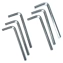 6pcs 7/32 Allen Wrench sets,7/32" Hex Key Wrench set,allen key Door Key L Shaped hex wrench set with Long Arm.