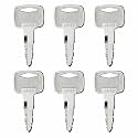 6PCS 91A07-01910 Ignition Keys A5160 Replacement for Mit-subishi CAT FG Series Forklifts