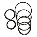 6Pcs Bonsai Wire, 6 Sizes 1mm to 4mm Black Aluminum Wire | Total 152 Feet for Indoor Bonsai Tree Training and Shaping kit.