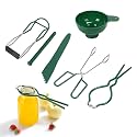 6PCS Canning Kit, Canning Supplies Starter Kit Included Jar Lifter Funnel Wrench Tongs Bubble Popper Magnetic Lid Lifter Kitchen Canners Equipment for Beginners