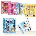 6pcs Cute Cartoon Stationery Set - Includes