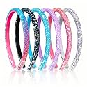6Pcs Girls Headbands Sparkle, Easter Basket Stocking Stuffers Toddler Kids