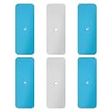 Gosknor 6pcs Metal Adhesive Strips for Magnetic Under Cabinet Lights