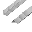 6pcs Metal Aluminum Steel Corner Guards 48” Metal Wall Corner Protector Guard for Walls (2 x 2 x 48 inch)