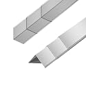 6pcs Metal Aluminum Steel Corner Guards 48” Metal Wall Corner Protector Guard for Walls (1.2 x 1.2 x 48 inch)