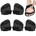 6pcs Metatarsal Pads for Hammer Toe, Toe Wraps Balls of Toes Ball of Foot Cushions Adjustable Hammer Toe Support for Hammer Toes, Claw Toes, Bunions, Women, Men