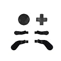6Pcs One Elite Metal Paddles for Xbox One Elite Series 2 , Elite Series 2 Core Controller Parts, Controller Accessories for Xbox One Elite Series 1 Controller Includes 4 Paddles,2 Dpads(Black) [video game]