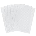 6pcs Plastic Mesh Canvas Sheets, 11.81x7.87 Inch 6CT Plastic Mesh Screen for Embroidery Making Cross Stitch Canvas Mesh Yarn Crafting Tools for DIY Crochet Projects (Transparent)