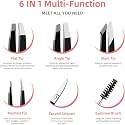 6PCS Professional Eyebrow Tweezers Set for Women and Men, Premium Stainless Steel Tweezer Kit, Best Tweezers Precision for Ingrown Hair, Facial Hair, Eyebrows Plucking