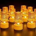 LED Tea Lights Candles Battery Operated for Party Home Decor - 6PCS