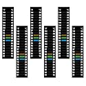 6PCS Temperature Sticker Strips Fish Tank Thermometer Aquarium Temperature Sticker, Easy-to-Read 61-122℉(16-50°C) Terrarium Adhesive Water Thermometer Test for Fish Tank Aquarium(3.54" x 0.79")