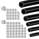 6PCS Vacuum Hose Automotive, 5 FT 1/8 5/32 3/16 1/4 5/16 3/8In ID