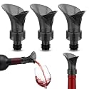 6pcs Wine Savers Vacuum Pump, Slow Wine Pourer & Wine Vacuum Pump Set