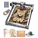 6W Laser Engraver for Beginners, K15 Pro APP Control 4K HD A4 Lazer Engraving &amp; Cutting Machine for Wood Metal Leather Acrylic Stone Paper, DIY Crafts Small Business, 6000mw Class 1