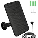 6W Solar Panel Charger for Blink Outdoor 4 (4th Gen), Solar Panel with 13.1ft Waterproof Charging Cable, Waterproof Rubber Plug, 360°Adjustable Mount and Micro USB and Type-C Port (for Blink 4-1PC)