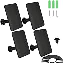 6W Solar Panel Charger for Blink Outdoor 4 (4th Gen), Solar Panel with 13.1ft Waterproof Charging Cable, Waterproof Rubber Plug, 360°Adjustable Mount and Micro USB and Type-C Port (for Blink 4-4PC)