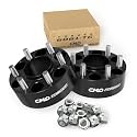 6x139.7 Wheel Spacers Fits Toyota Tacoma 2" (50mm), M12x1.5, 2PCS Black