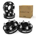 6x139.7 Wheel Spacers Fits Toyota Tacoma 1.5" (38mm), M12x1.5, 4PCS Black