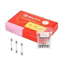 6x30mm Glass Tube Fast Blow Fuse, 60 Pcs, 0.1A to 20A, 250V AC