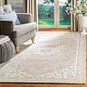 6x6 Ft Square Wool Rug Hand-Tufted