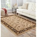 6x6 Ft Square Wool Rug Hand-Tufted