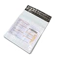RAGI PACKAGING 6X6 Plain Temper Proof Courier Bag Pod 60 Micron with Document Pouch (Pack of 100)
