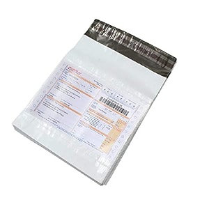 ragi packaging 6x6 plain temper proof courier bag pod 60 micron with document pouch pack of 1000