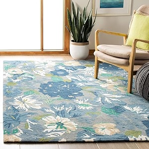 6x8 Ft Wool Tufted Carpet - Elegant