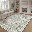 6x9 Green Neutral Area Rug