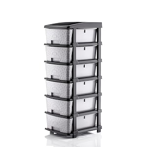 6XL Plastic Modular Drawer System for Home