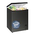 7.0 Cu Ft Chest Freezer - Energy Saving Quiet Top Open Door Mini Freezer Adjustable 6 Thermostat - Compact Small Deep Freezer w/Removable Basket and Defrost Water Drain for Home/Apartment/Garage