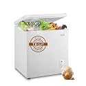 7.0 Cu.Ft Mini Chest Freezer Compact Deep Freezer with Top Open Door White