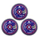 7-1/4" Metal Cutting Circular Saw Blade - BRSCHNITT 3pcs Tungsten Carbide Tipped TCT Saw Blades for Iron, Iron Pipe, Ferrous Metals 48T Arbor:5/8"