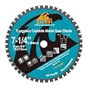 7-1/4" x 5/8" Arbor 48T Metal Cutting TCT Circular Saw Blade