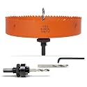 7-1/8 inch Hole Saw for Wood, Metal, Plastic &amp; Drywall, with Arbor