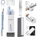 7-in-1 Electronic Cleaner Kit with Brush for Gadgets, Keyboards, Cameras | Multifunctional Laptops and Screens Cleaning Tools | Portable and Durable Electronic Cleaning Set - White & Blue