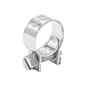 7/16" Small Fuel Injection Hose Clamps, 20PCS Gas Line Hose Clamp, Adjustable Pipe Hose Clip Tube Clamps for Automotive,Agriculture,Plumbing, 5/8"-23/32" Dia