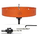 7-1/2 inch Hole Saw for Wood, Metal, Plastic &amp; Drywall, with Arbor