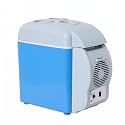 7.5L Mini Fridge 12V/220V Dual Electrical Potential Mini Fridge Compact Size Electric Chiller and Warmer for Travel, Office, Dorm Room
