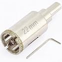 7/8 Inch Diamond Hole Saw with Pilot Bit, DaduoRi 7/8" Tile Drill Bits for Granite, Ceramics, Porcelain Tiles, Marble, Glass, Stones, 1 1/2" Depth of Cut for Thick Countertops (22mm)
