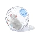 7.9 inch Hamster Ball, Exercise Toys, Running Ball, Clear Plastic Balls, Large Space, Easy to Clean, Hamster Cage Accessories, for Small and Medium Hamsters, Syrian Dwarf Hamster, Blue