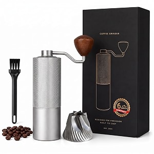7-Axis Manual Coffee Grinder Capacity 20g with