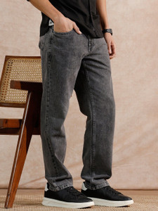 7 CUTS Straight Fit Men Grey Jeans