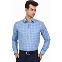 7-DAYS Men's Checkered Formal Shirt - Premium Cotton Blend, Regular Fit, Long/Full Sleeve | Gents Check Shirt for Office, Business and Work Wear